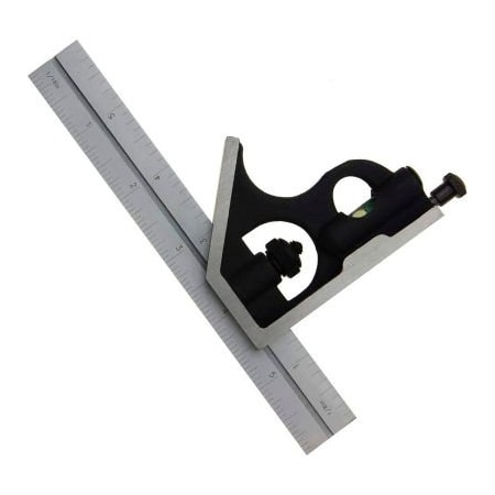 International Precision Instruments iGAGING Precision Combination Squares w/ 6in Blade, Pack of 2 34-206-2